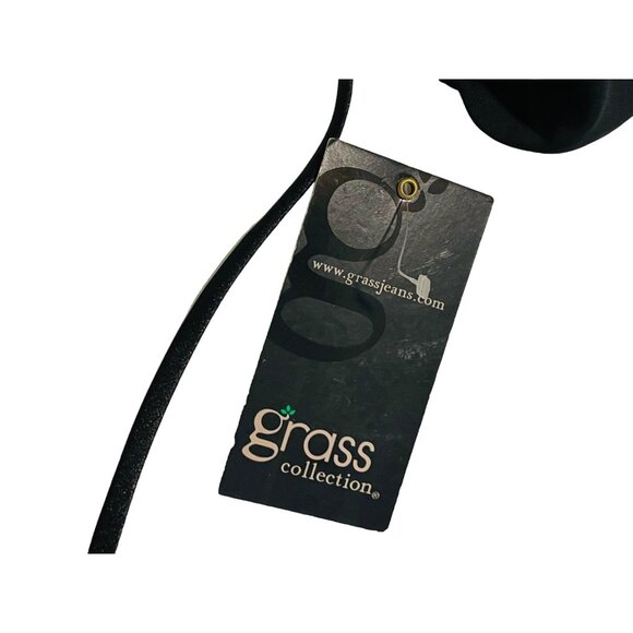 Grass Collection Black Batwing Blouse With Embellished Neckline Women’s Small - Picture 6 of 9